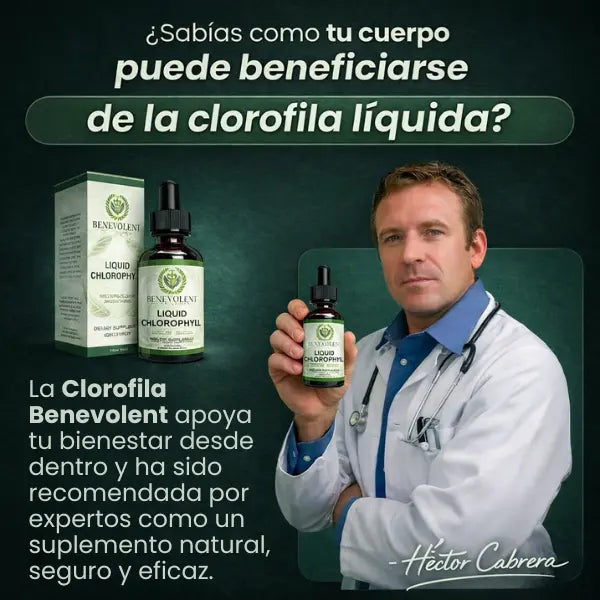 Benevolent™ Clorofila Liquida - Solución en Gotas