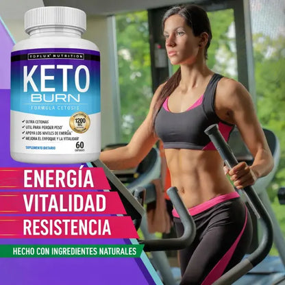 Toplux™ Keto Burn - Cápsulas apoyo cetogénico