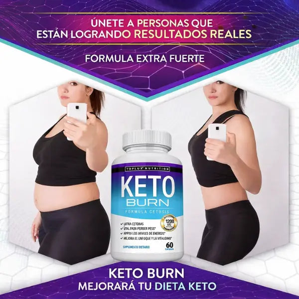 Toplux™ Keto Burn - Cápsulas apoyo cetogénico