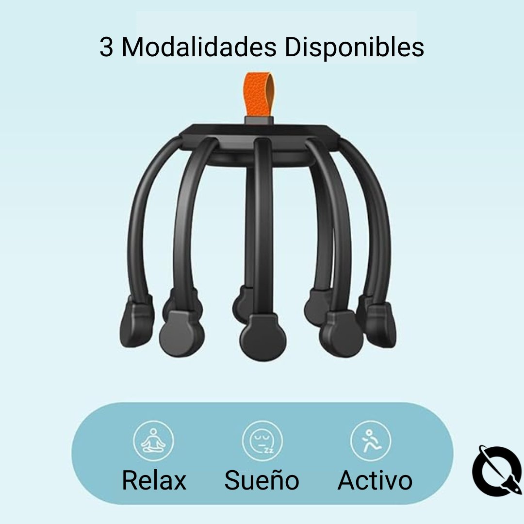 OctoRelax™️ - Masajeador De Cabeza Inteligente - Quick Market