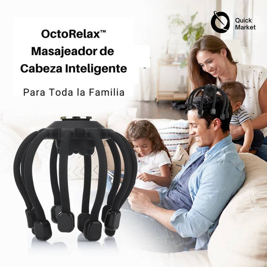 OctoRelax™️ - Masajeador De Cabeza Inteligente - Quick Market